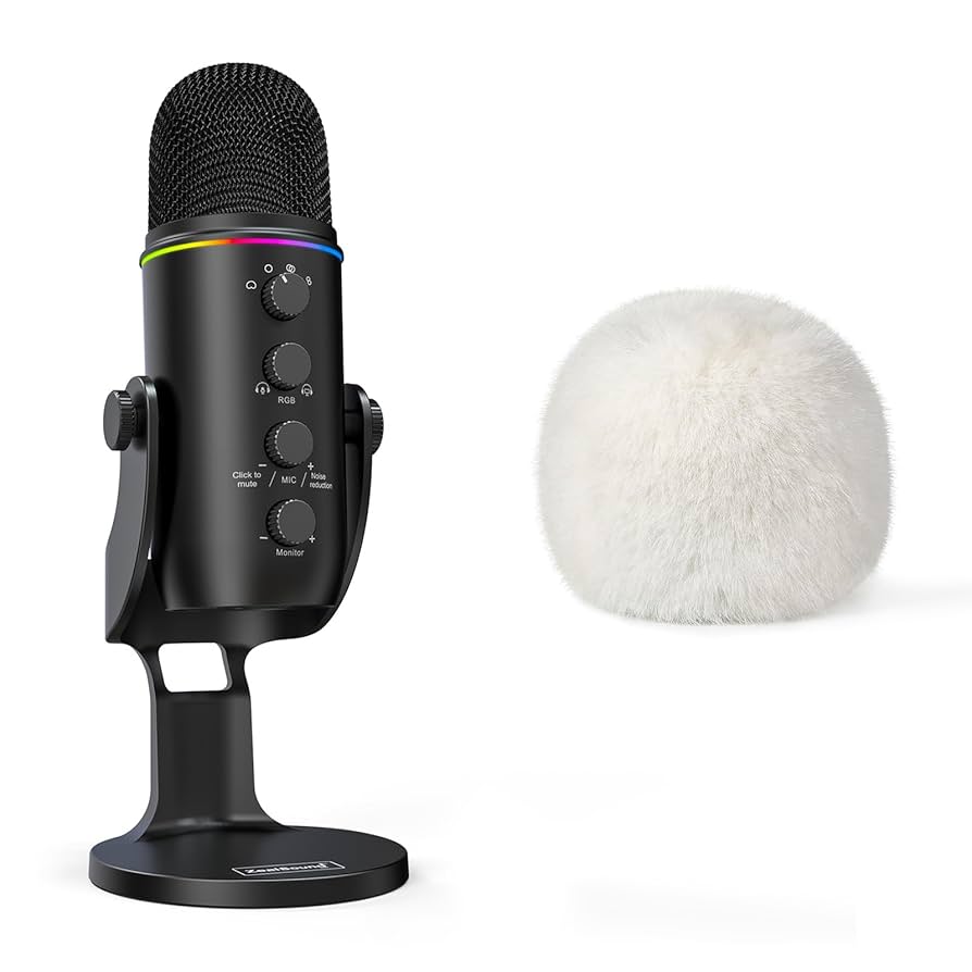Amazon.com: ZealSound Gaming USB Microphone k66 Plus and
